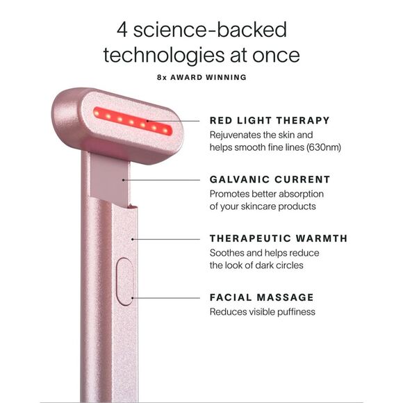 Solawave Radiant Renewal Red Light Therapy Starter Kit,serum x3 & wand - Picture 3 of 9
